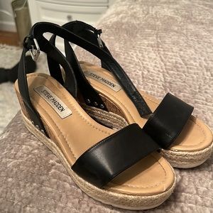 Steve Madden platform espadrille sandals